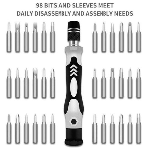 115-in-1 Multi-Function Screwdriver Set Mobile Phone, Laptop, and Home Appliance Repair Tool