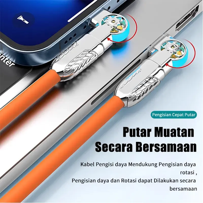 2-in-1 USB-C Charging Cable, Dual Type-C PD Fast Charge Compatible with iPhone 15 & More