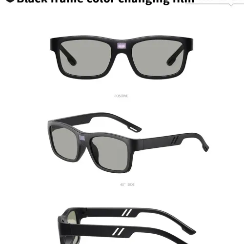 Smart light-sensitive color-changing polarized sunglasses