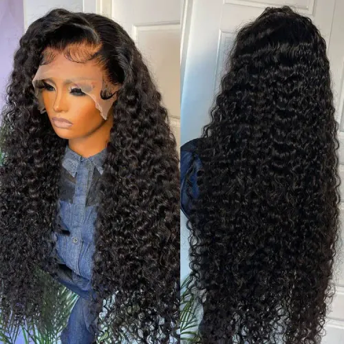 Trending Fashion Lace Front 13x4 Wig European & American Bestseller: Small Curl Bob with Explosive Volume Long Curly Hairpiece