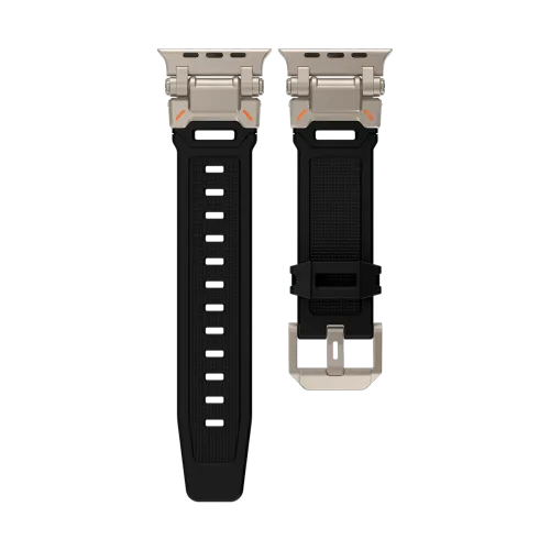 All-New Titanium Case with Silicone Strap
