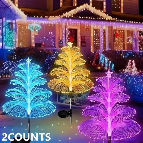 Christmas Solar Powered Tree Shaped Light,