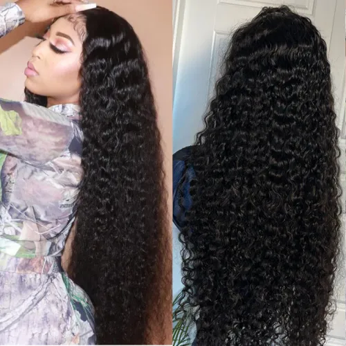 Trending Fashion Lace Front 13x4 Wig European & American Bestseller: Small Curl Bob with Explosive Volume Long Curly Hairpiece