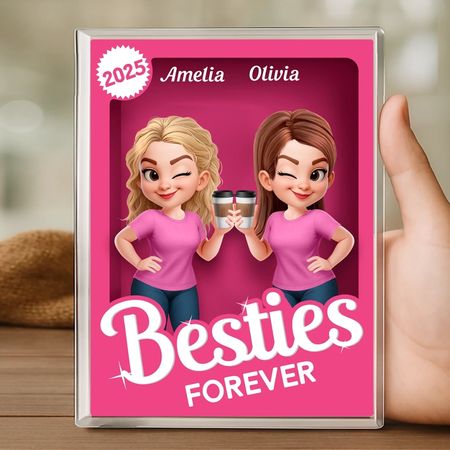 Personalized  Partners in Crime Photo Frame – Custom Gift for Best Friends 2025