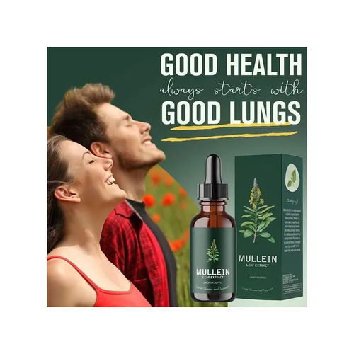 Share this product    Mullein Leaf Extract Drops - 100% Natural Respiratory Support