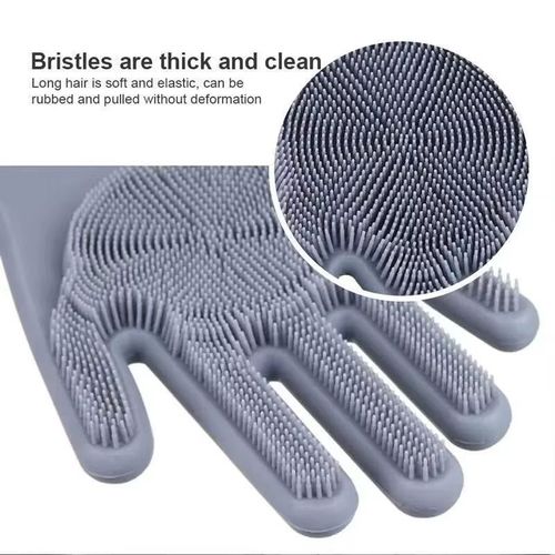 Pet bathing glove dog and cat bathing scrub & massage brush