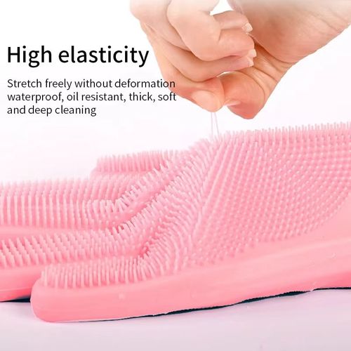 Pet bathing glove dog and cat bathing scrub & massage brush