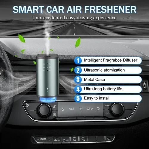 Smart car air freshener(Three bottles of perfume with random scents will be given as a gift.)