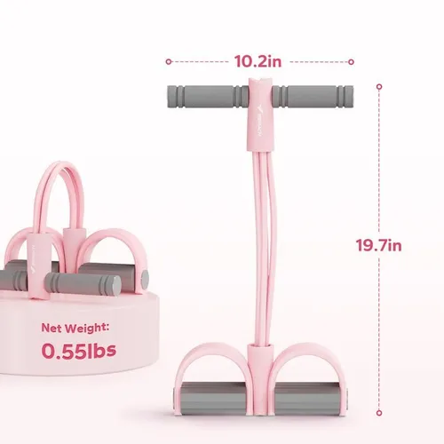 Multifunction Pedal Resistance Band, Elastic Pull Rope Fitness, Full-Body Workout at Home Gym, Exercise Sit-up, Yoga, Abdominal Training
