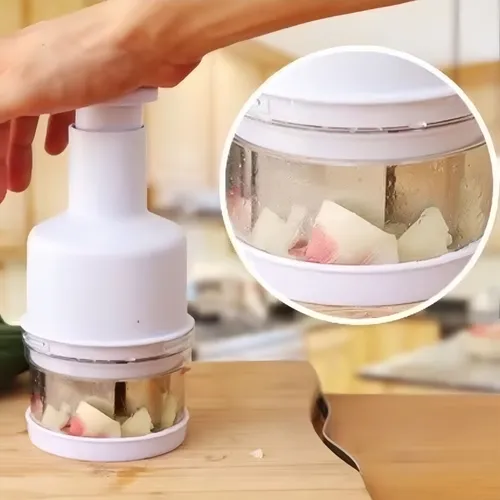 Food Chopper Manual Hand Vegetable Chopper Cutter Dishwasher Safe Slap Onion Chopper for Veggies Onions Garlic Nuts Salads