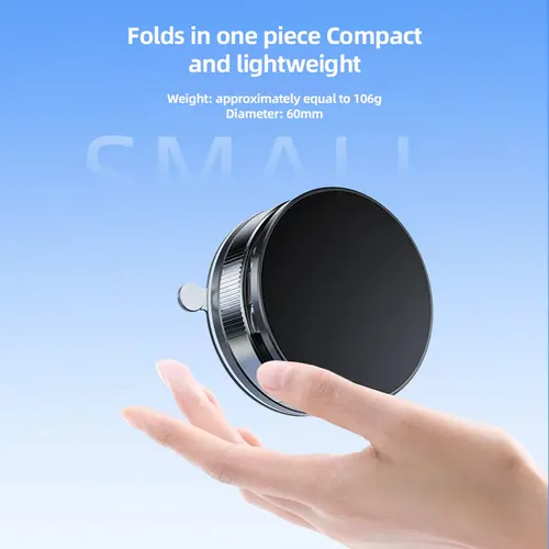 Bestselling Vacuum Magnetic Phone Holder - Suitable for Home, Work, Travel and Other Scenarios, Foldable & Portable, 360° Rotatable, Made of Zinc Alloy and ABS