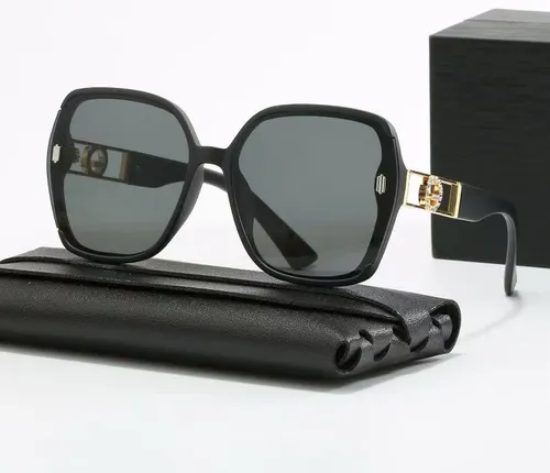 Women's UV-resistant sunglasses, high-end women's style, big face, versatile, slimming, trendy glasses