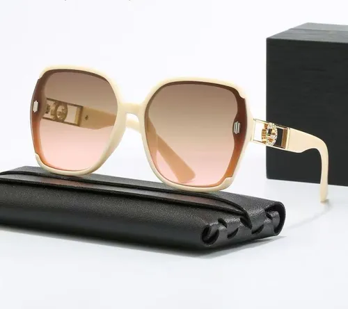 Women's UV-resistant sunglasses, high-end women's style, big face, versatile, slimming, trendy glasses