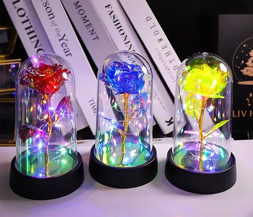 LED Galaxy Rose Artificial Flowers
