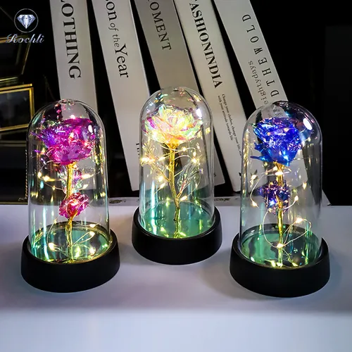 LED Galaxy Rose Artificial Flowers