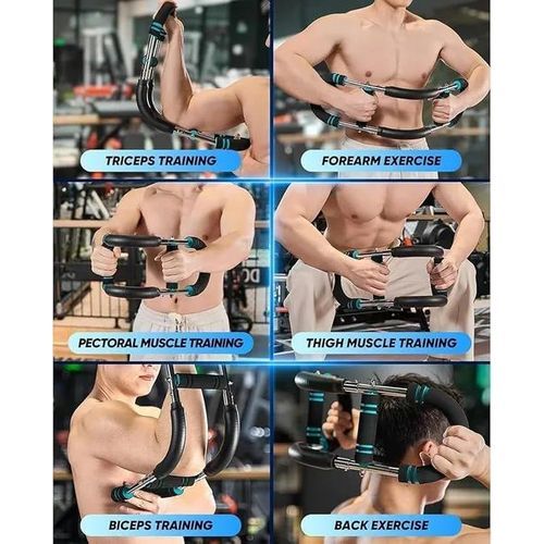 Saker Twister Arm Trainer, 40-100lb Adjustable Chest Workout Equipment, Arm Trainer, Twister Arm Trainer, Portable Power Twister Bar