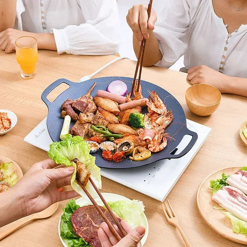 Multi-function Medical Stone Grill Pan Non-stick Pan