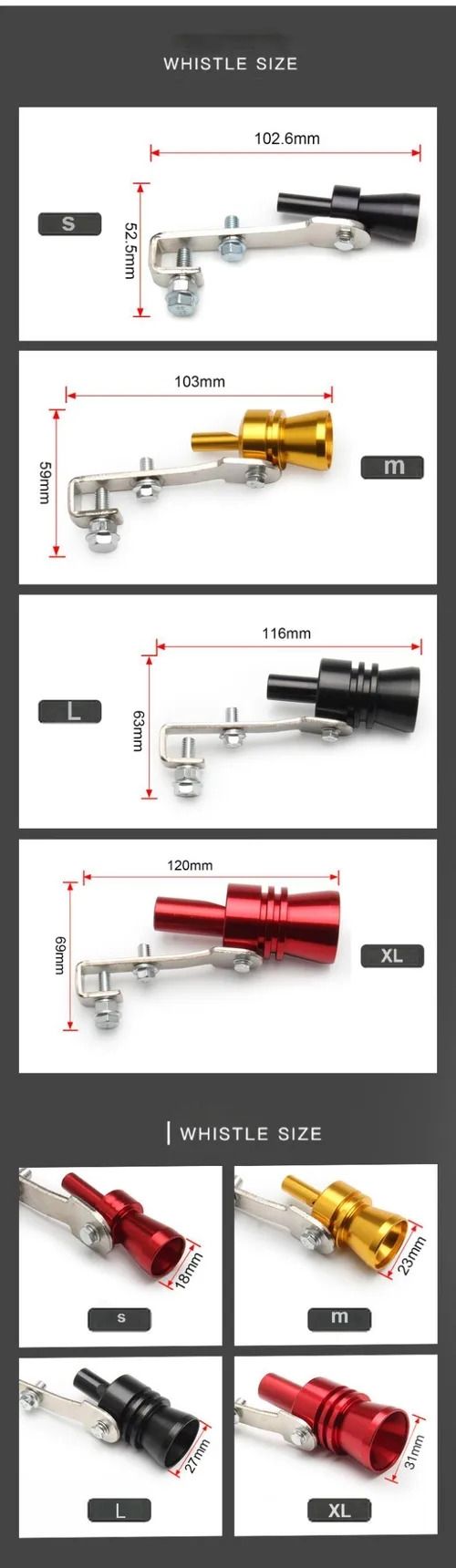Car modification turbo whistle