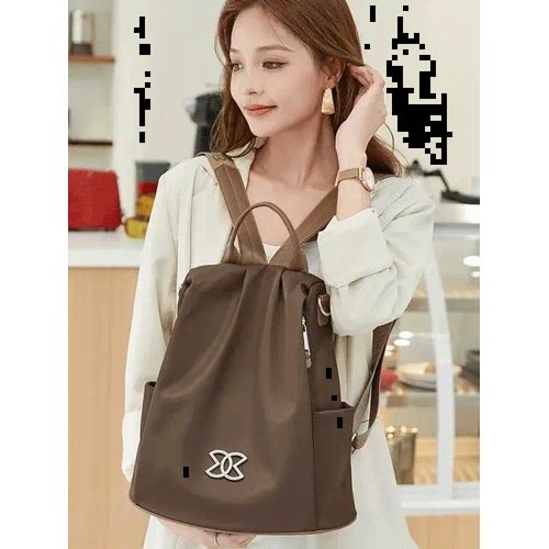 Black Anti-Theft Large Capacity Oxford Shoulder Bag