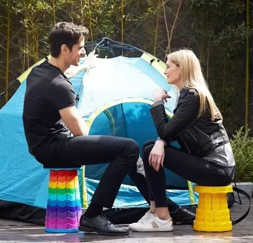 Outdoor folding stool