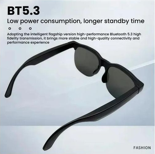 XG88Pro Smart Bluetooth 5.3 Sunglasses Earphones - Black