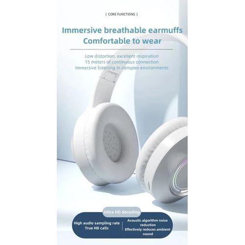 Best-selling smart headphones with wireless music, stereo sound, and adjustable for mobile phones.