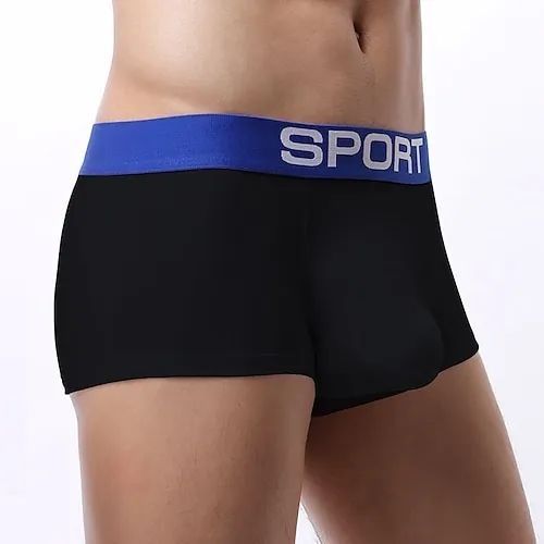 Fahion 5 items- New SPORT men's sports boxer shorts mid-rise boxer shorts high stretch shorts