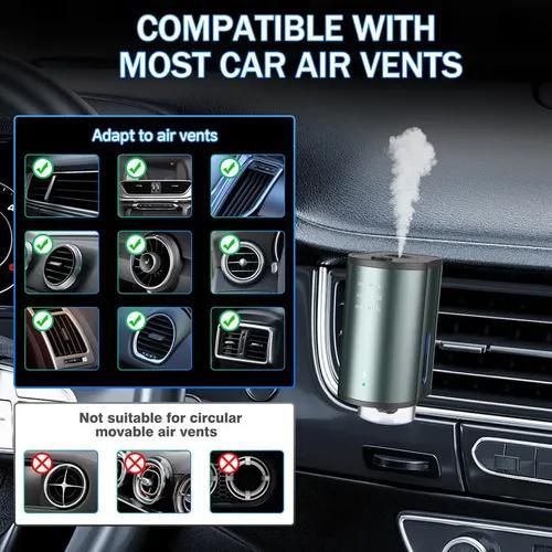 Smart car air freshener(Three bottles of perfume with random scents will be given as a gift.)