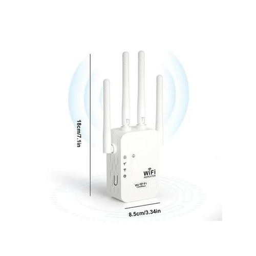 WiFi Repeater 2025 - Dual Band 2.4GHz.5GHz, 300Mbps, White