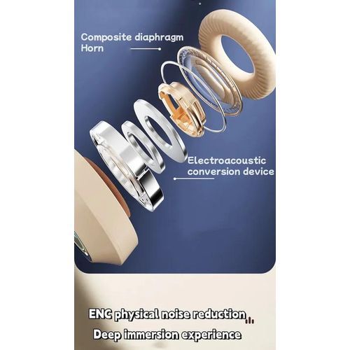 Best-selling smart headphones with wireless music, stereo sound, and adjustable for mobile phones.