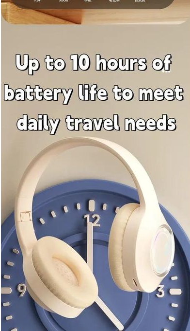 Best-selling smart headphones with wireless music, stereo sound, and adjustable for mobile phones.