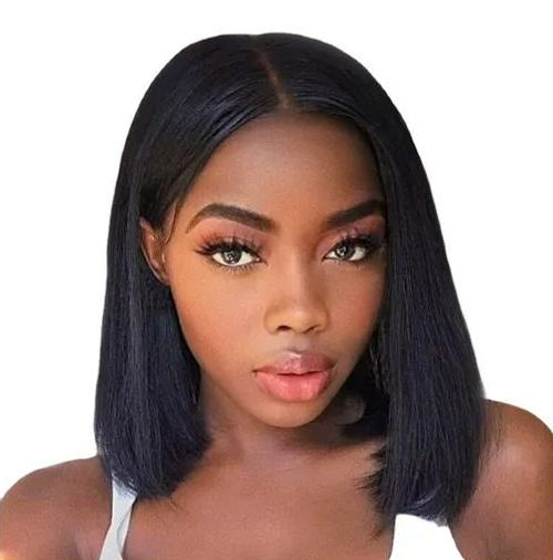 Natural-Looking Black Short Hair Wig - Ultra-Comfortable & Versatile for All Occasions, 0.1 kg