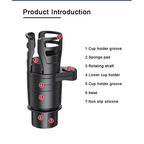 4 in 1 Multifunctional Adjustable Car Cup Holder
