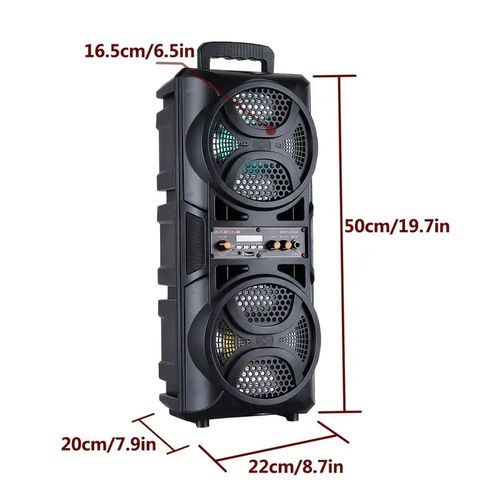 Dual 6.5in Portable Speaker