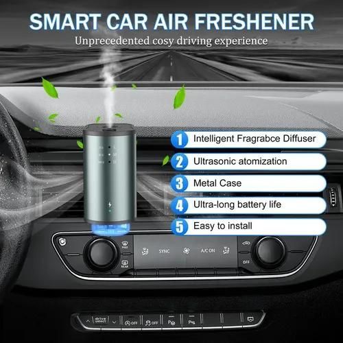 Smart car air freshener(Three bottles of perfume with random scents will be given as a gift.)
