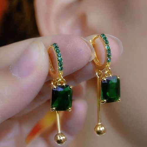 Emerald Earrings