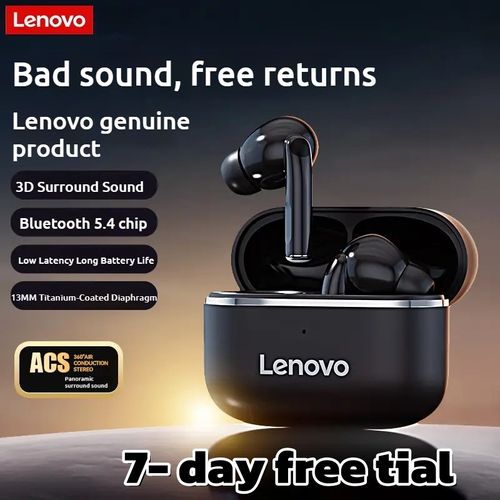 Lenovo True Wireless Bluetooth Earphones