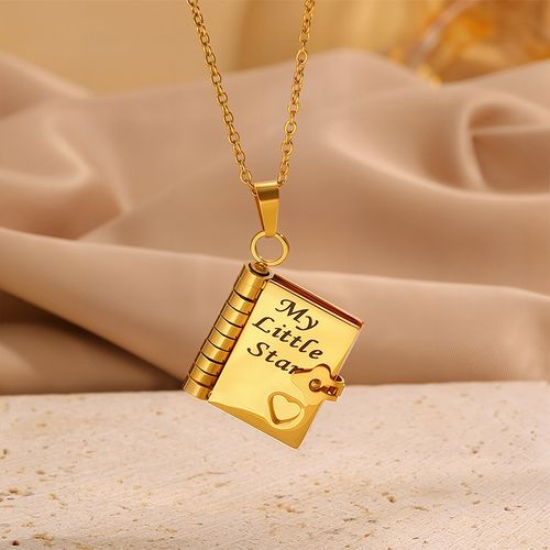Hot Sale Creative Book-shaped Necklace for Women