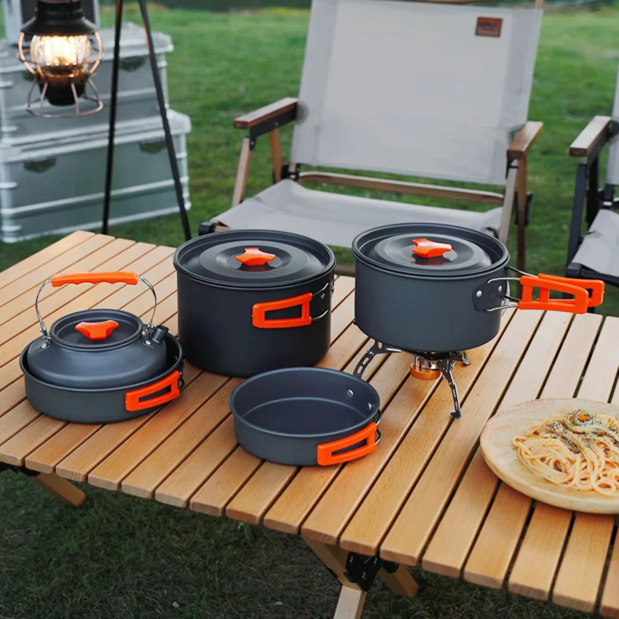 Outdoor cooking set (4 pieces)