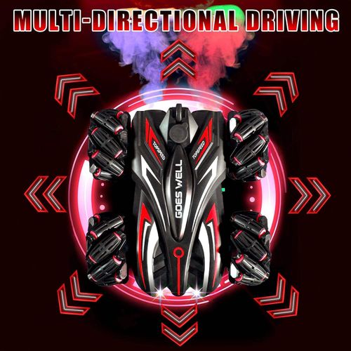 2.4G Juguetes High Speed Stunt Drift Car Climbing Remote Control Toy With Lights 360 Degree RC Stunt Car