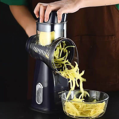 3 in 1 Hand-operated Fast Potato Slicer Machine Cutter Multi-functional Vegetable Chopper and Slicer
