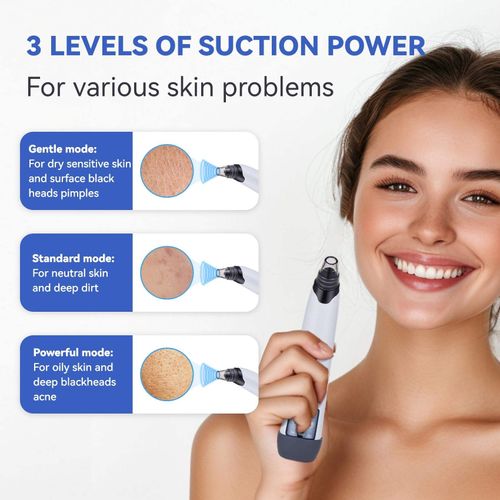 Portable Mini Skin Extractor Pore Cleanser Facial Cleaner Tool Electric Small Bubble Pore Vacuum Blackhead Remover