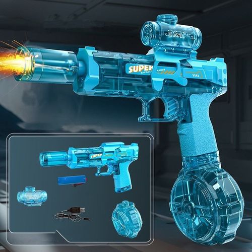 New Summer Automatic Continuous Shooting Electric Water Gun Children's Water Gun Large-capacity Pool Summer Toys Gift Toys