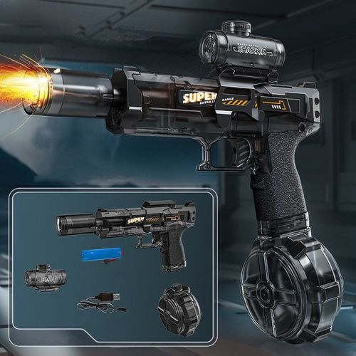 New Summer Automatic Continuous Shooting Electric Water Gun Children's Water Gun Large-capacity Pool Summer Toys Gift Toys
