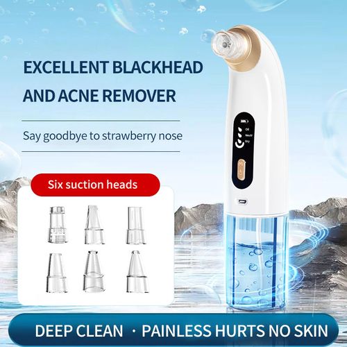 Portable Mini Skin Extractor Pore Cleanser Facial Cleaner Tool Electric Small Bubble Pore Vacuum Blackhead Remover