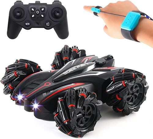 2.4G Juguetes High Speed Stunt Drift Car Climbing Remote Control Toy With Lights 360 Degree RC Stunt Car
