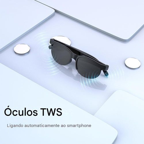 Óculos de sol inteligente de áudio de alta definição YJ-02,