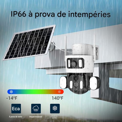 câmera pan-tilt rotativa