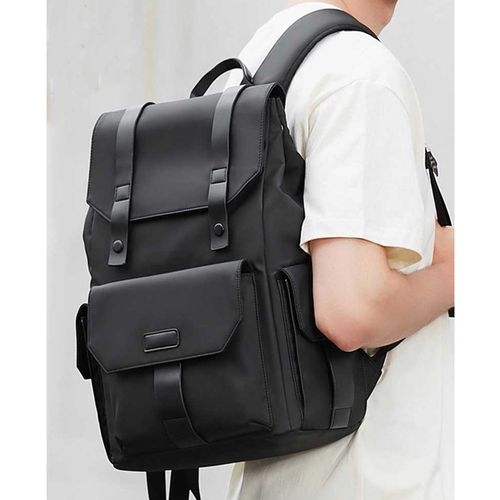 Mochila casual masculina, com estilo moderno e trendy, mochila para computador de negócios leve, com capacidade grande, à prova d'água e também adequada para viagens.