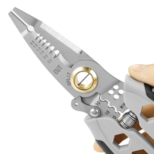 7-inch multi-functional wire stripping and splitting pliers